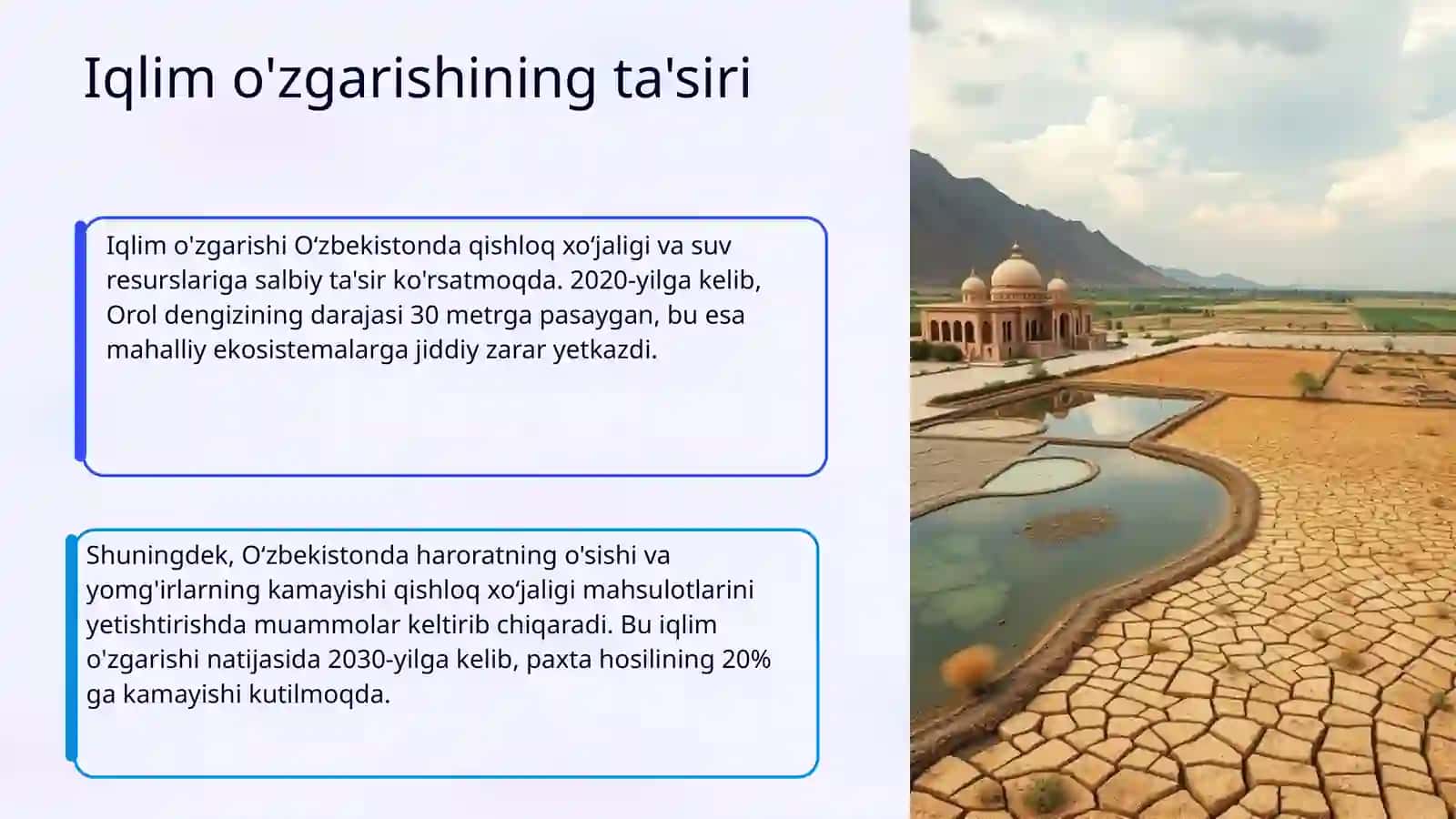 Oʻzbekiston ekologik xavsizlik masalalari 4