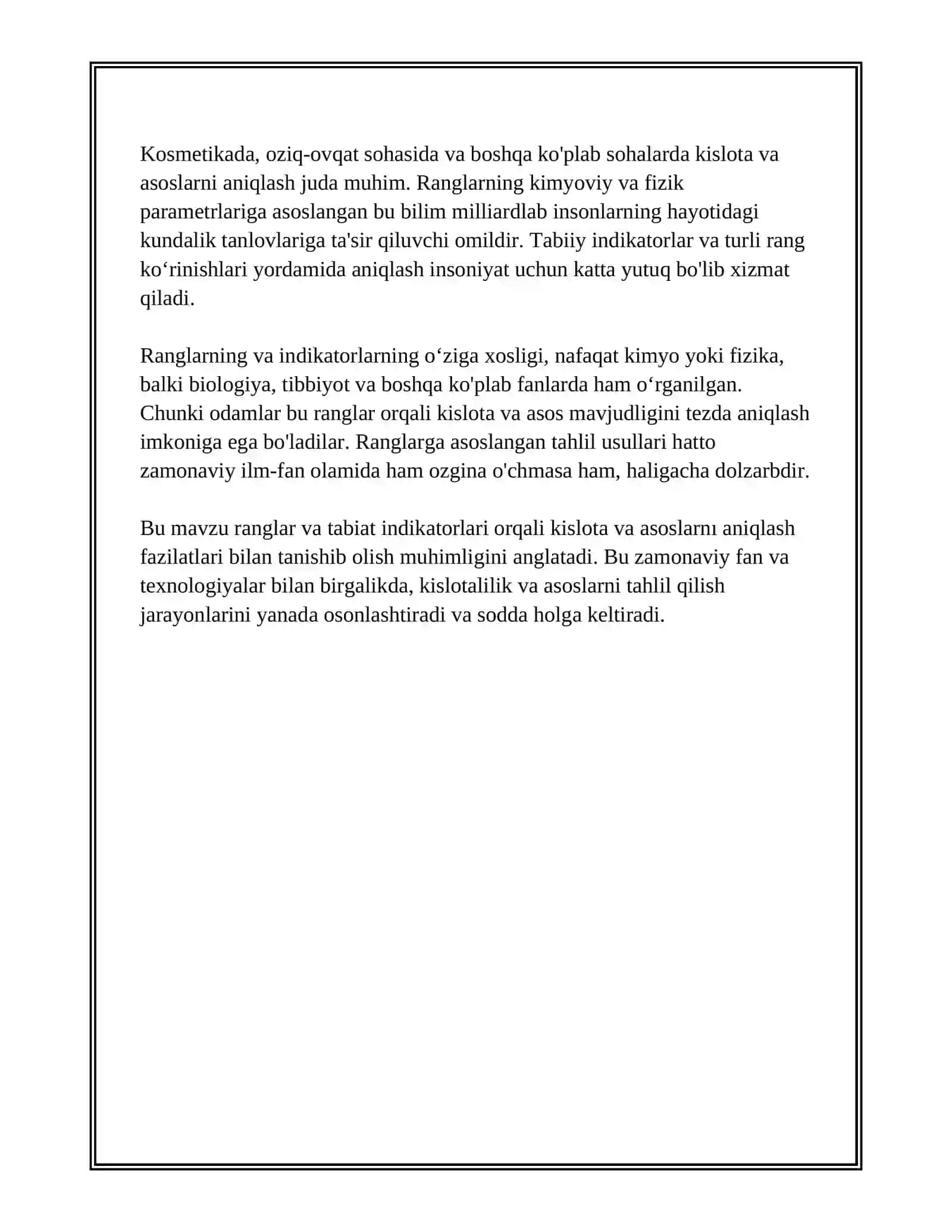 Ranglar TILIDA DUNYO 4