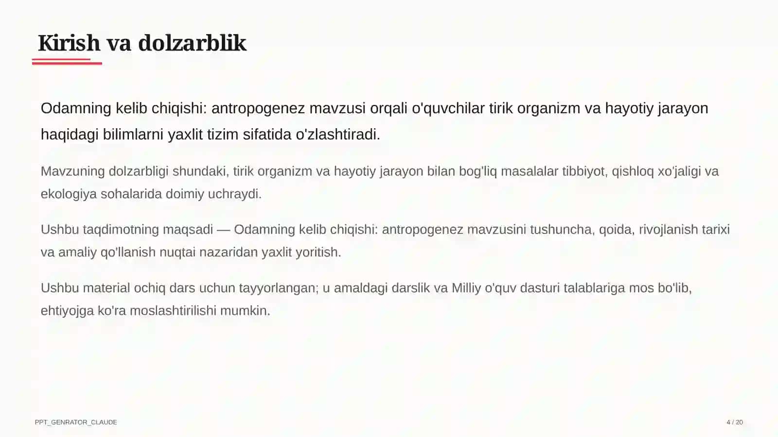 Odamning kelib chiqishi: antropogenez (11-sinf) 4