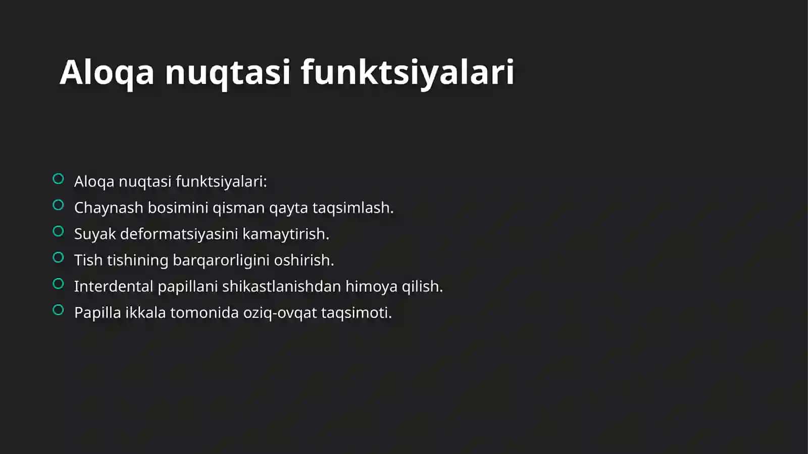 Tishlarning Aloqa Nuqtasi - Tishlarning Aloqa Nuqtasini Tiklash 4