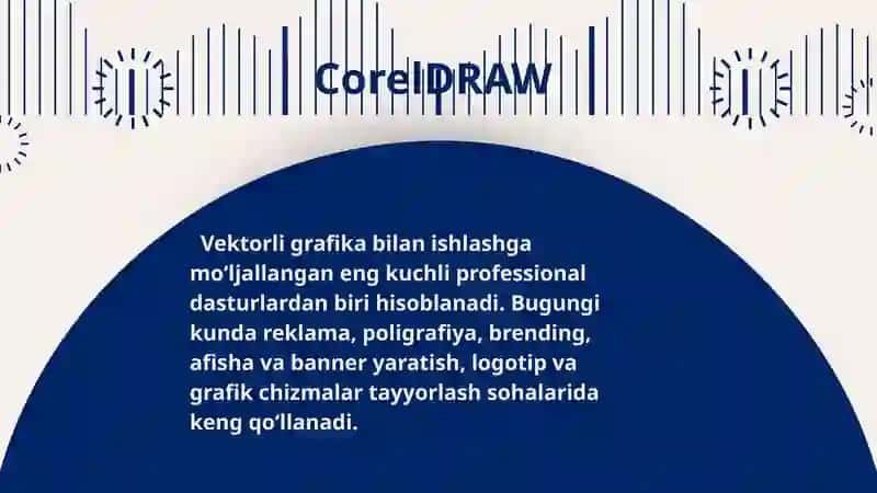 CORELDRАW DASTURIDA MAXSUS EFFEKT VA MATNLAR BILAN ISHLASH 4