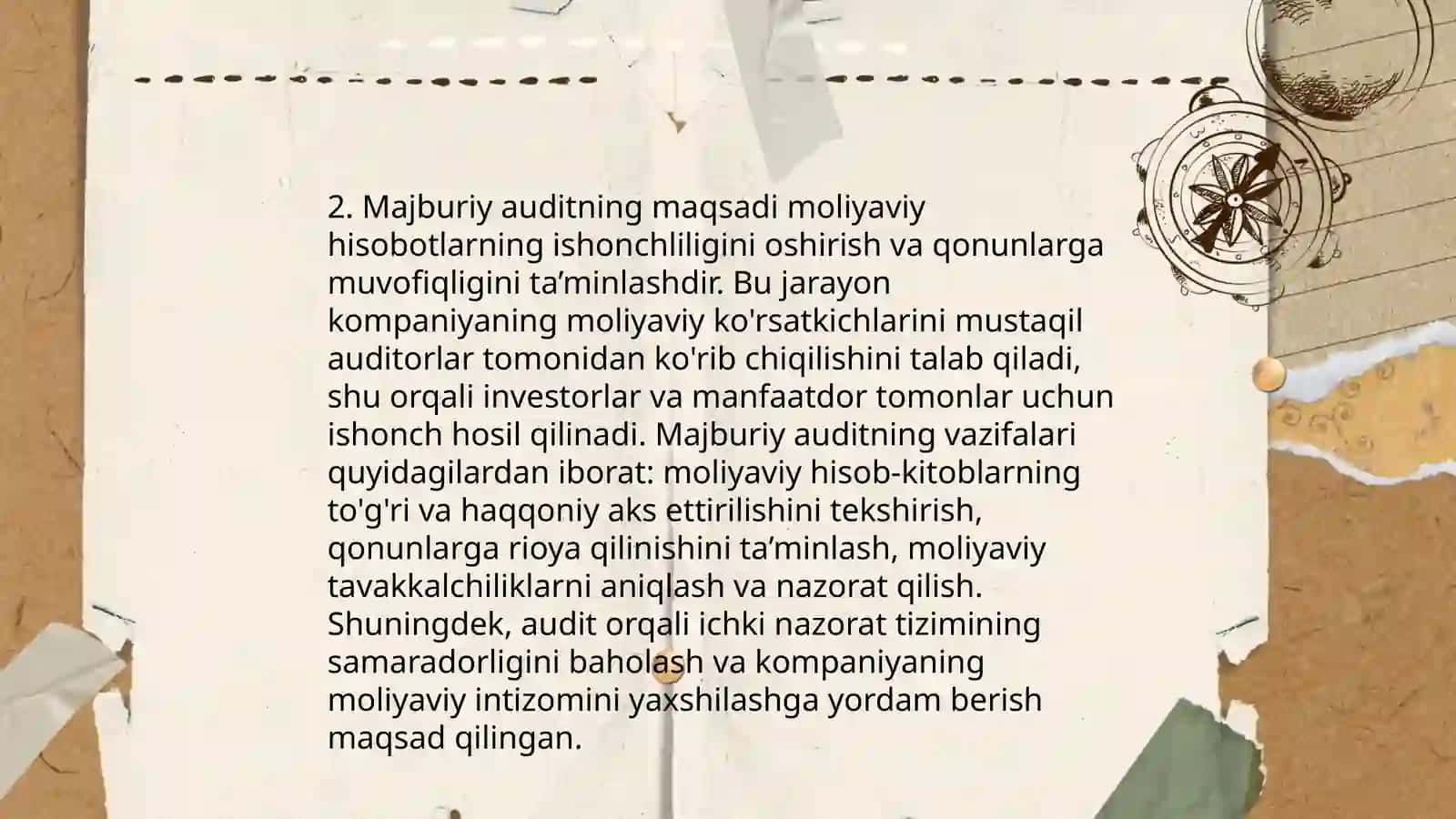 Majburiy audit va tartibga solish 4