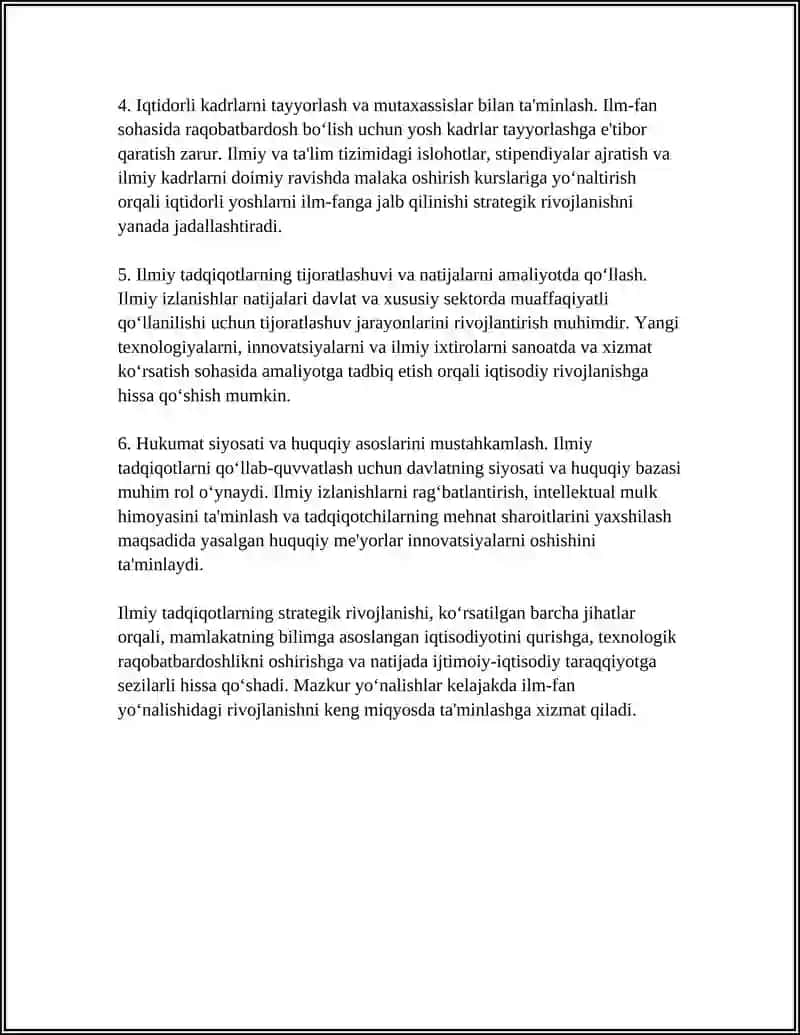 SCIENTIFIC DEVELOPMENT 4