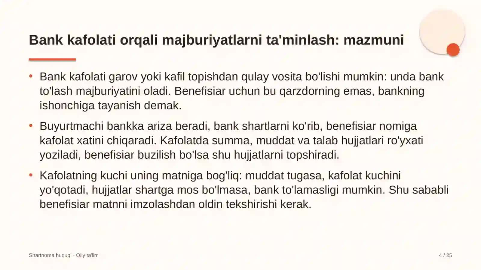 multimodal tashishda bank kafolati orqali majburiyatlarni ta'minlash 7594 4