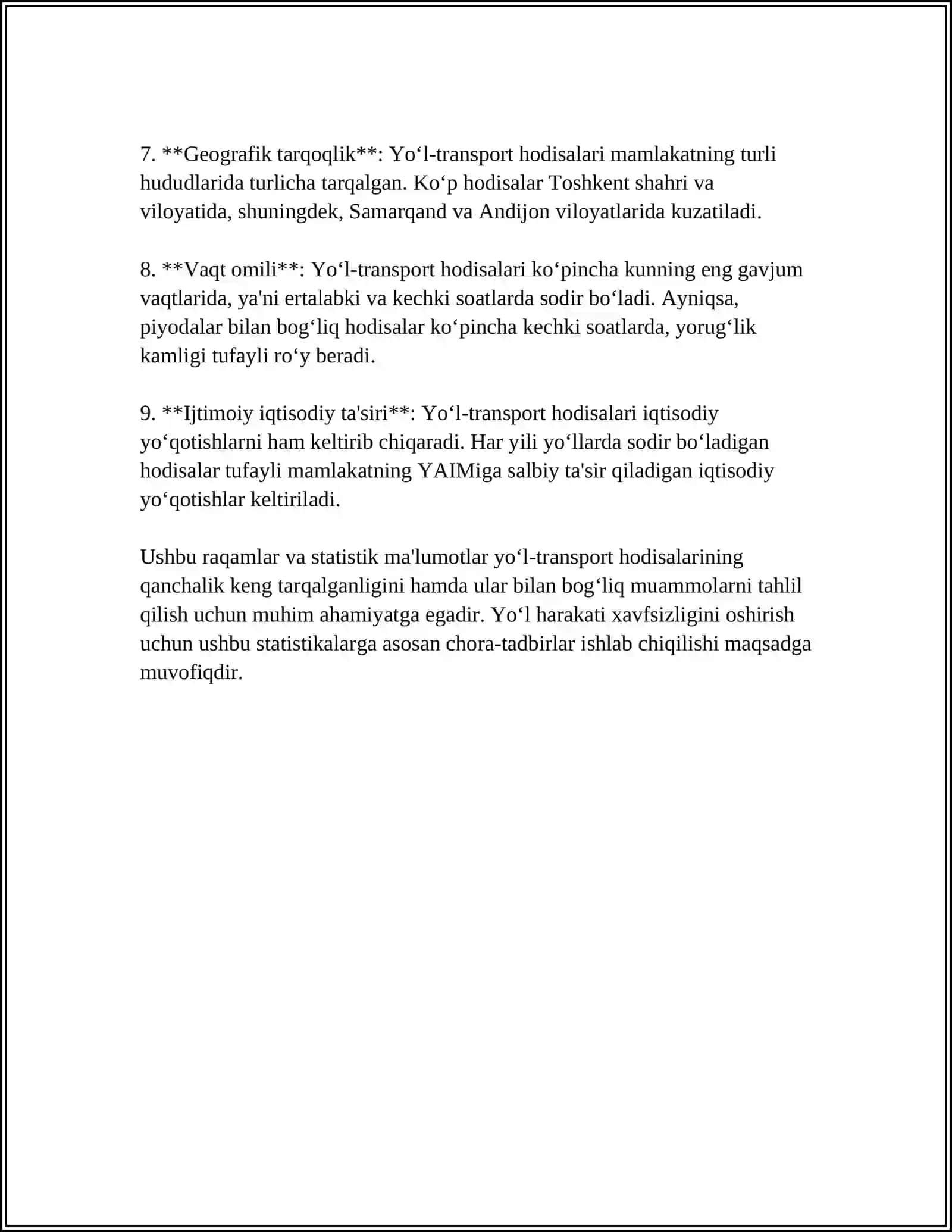 YO'ʻL-TRANSPORT HODISALAR TAHLILI USULLARI 4