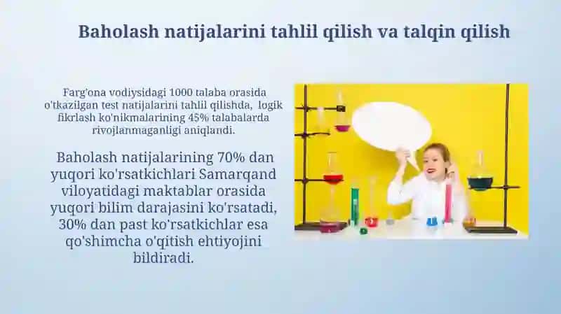 Bilim, ko‘nikma malakalarni baholash mezonlari 4