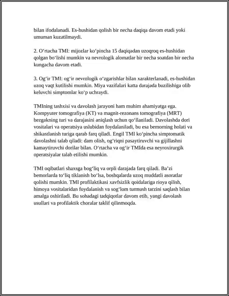 MARKAZIY ASAB TIZIMI SHIKASTLARI VA JAROHATLARI 4