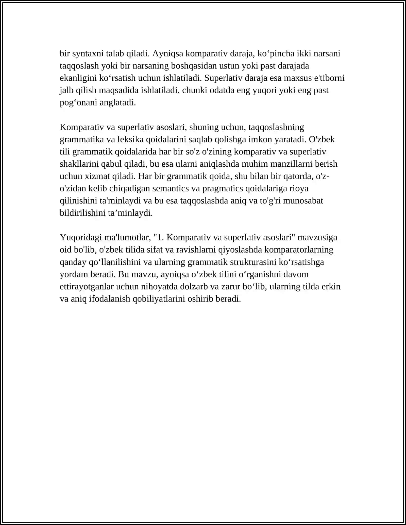 TAQQОSLASH QURILMALARI KОMPARATОRLAR 4