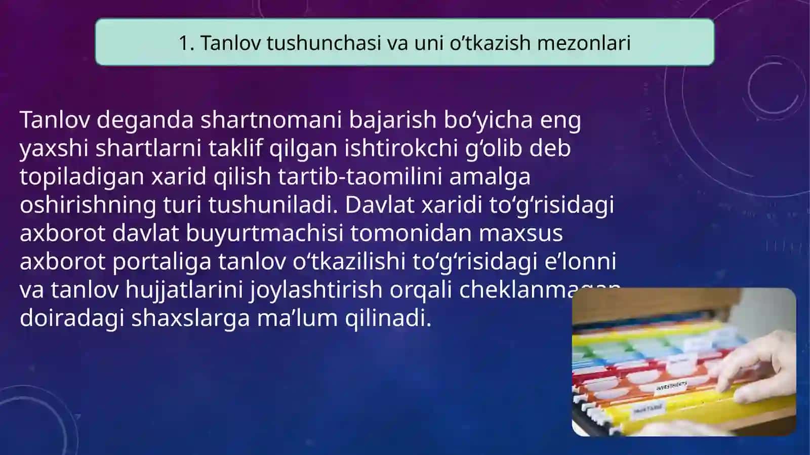 TANLOV SAVDOLARI 4