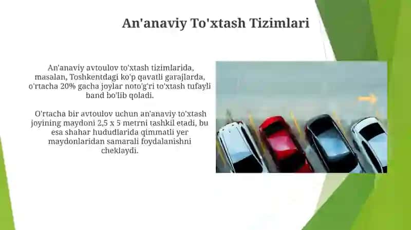 Avtomobilni avtoparkovka tizimi 4
