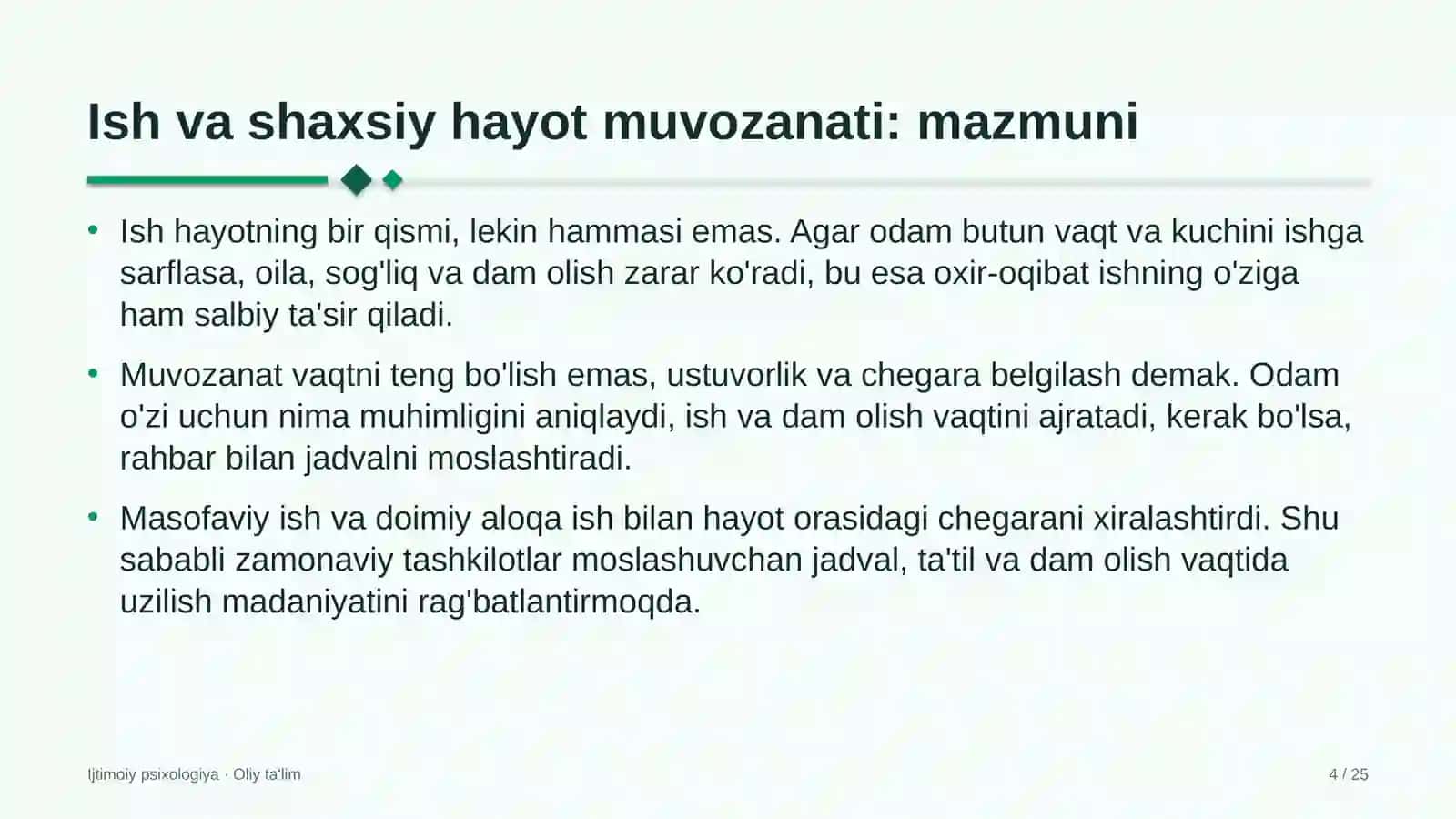 marketing agentliklarida ish va shaxsiy hayot muvozanati 2510 4