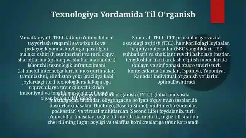 Kommunikativ Til O'qitish Yondashuvlari 4