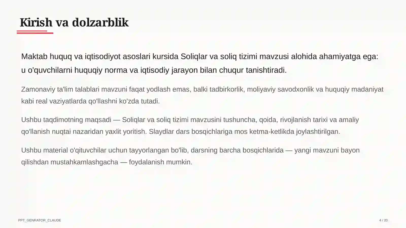 Soliqlar va soliq tizimi (10-sinf) 4