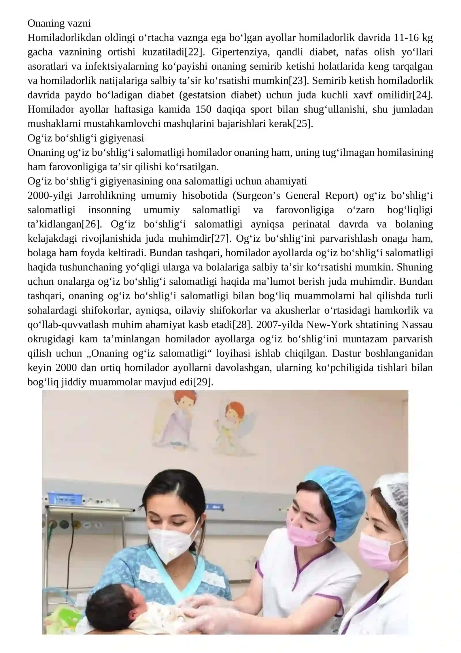 Bexatar onalik davri 4