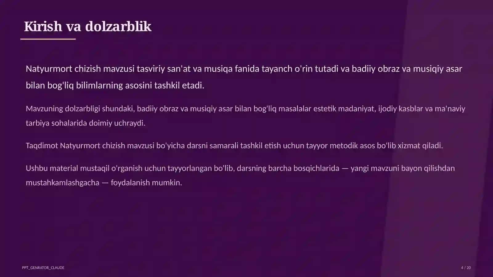 Natyurmort chizish (2-sinf) 4
