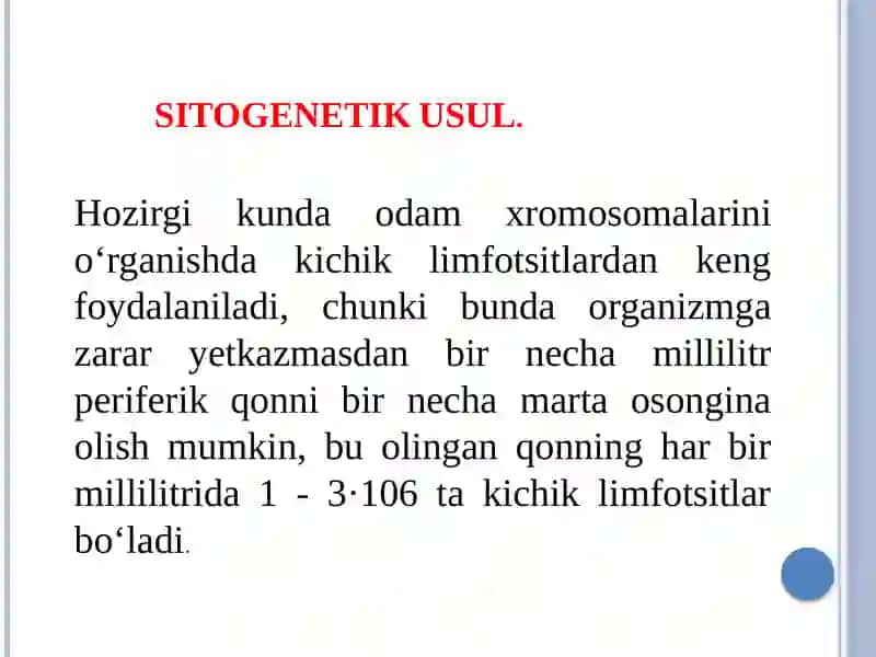 Sitogenetik usul 4