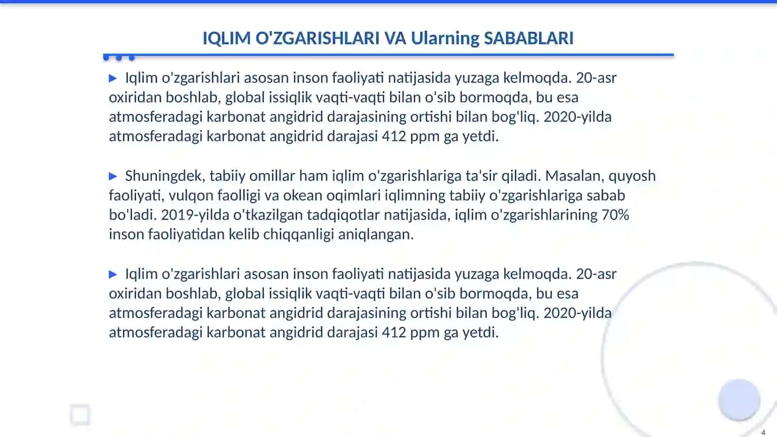 ATMOSFERA HAVOSINI IFLOSLANISH DARAJASINI ANIQLASH METODLARI 4