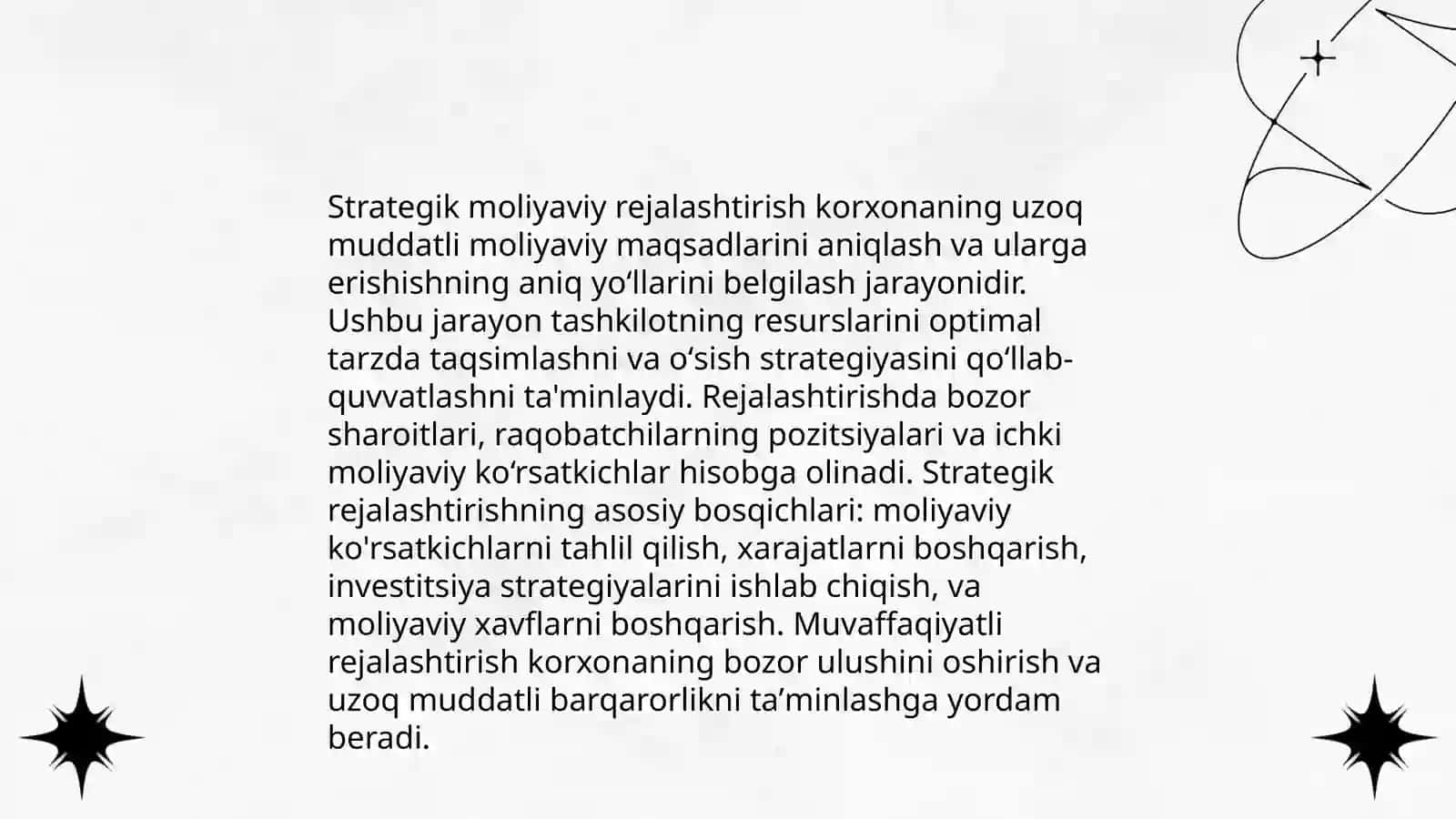 Moliyaviy strategiya 4
