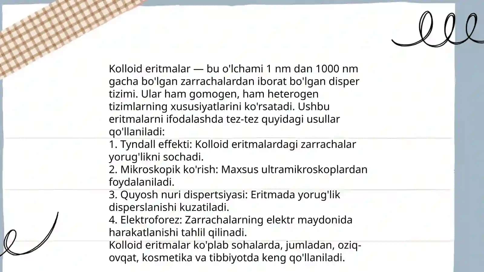 Kalloid eritmalar diffuziyasi 4