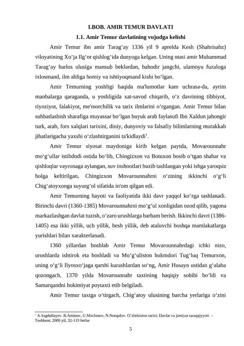 Amir Temur va Temuriylar Davlatining Ga’rb Davlatlari Bilan Aloqalari 4