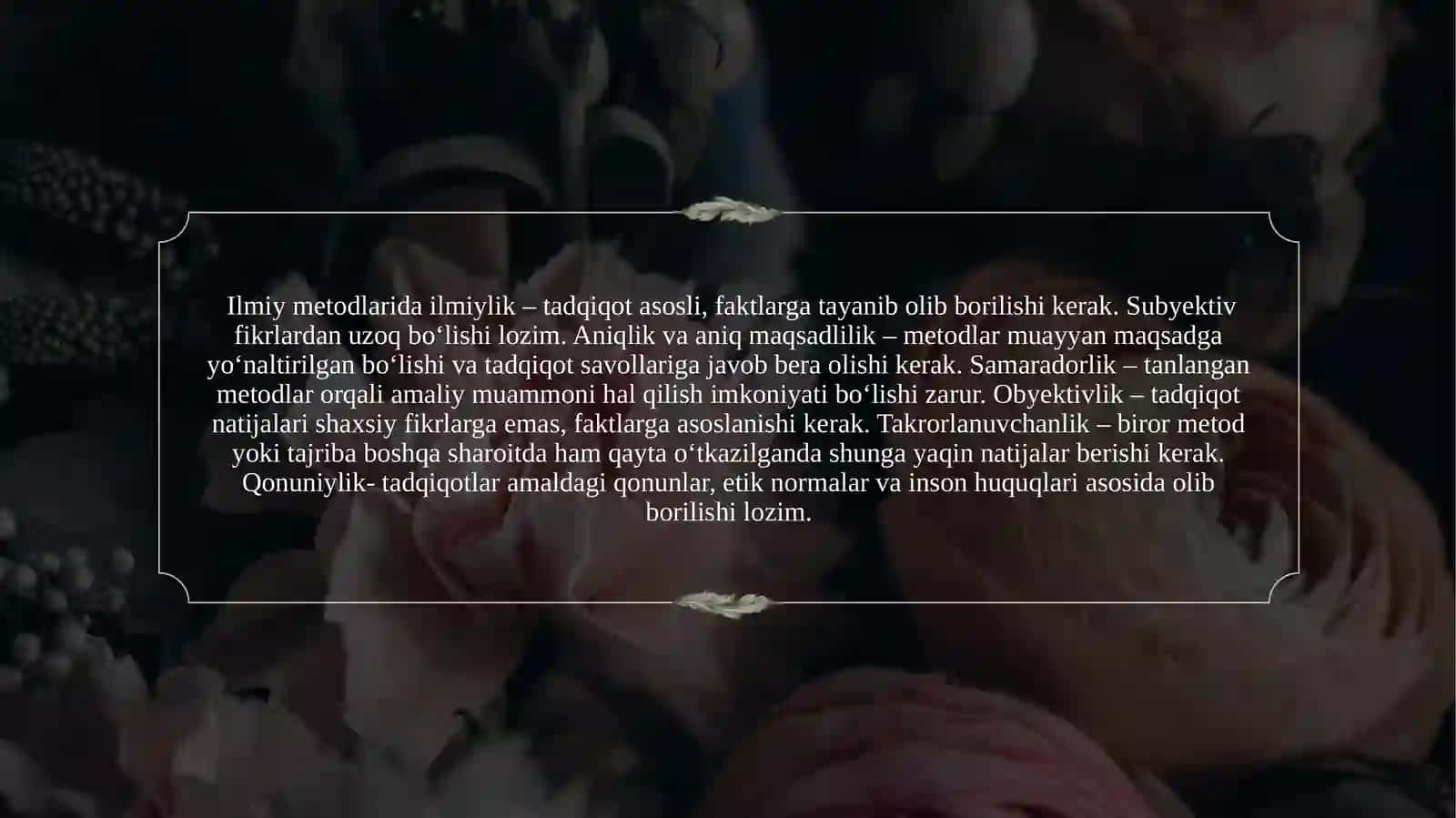 Boshlang’ich ta’lim pedagogikasining ilmiy tadqiqod metodlari 4