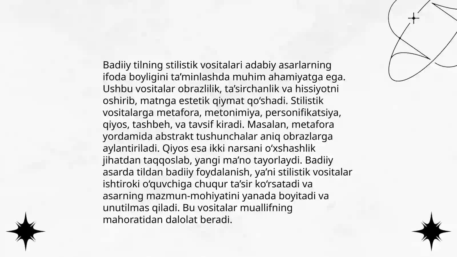 Badiiy asar tilning xususiyatlari 4