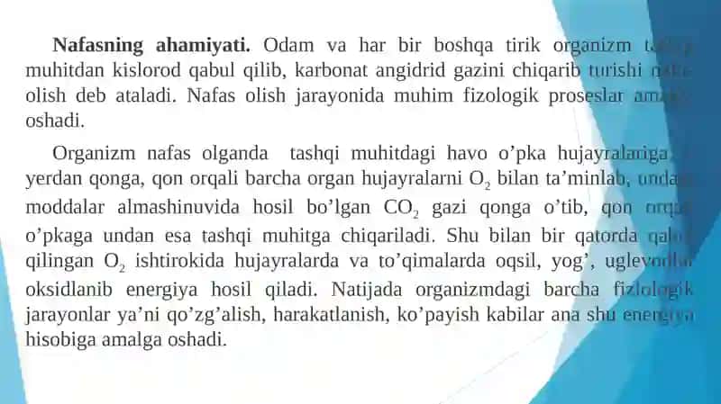 Nafastizimi yoshga oid fiziologiyasi va gigienasi 4