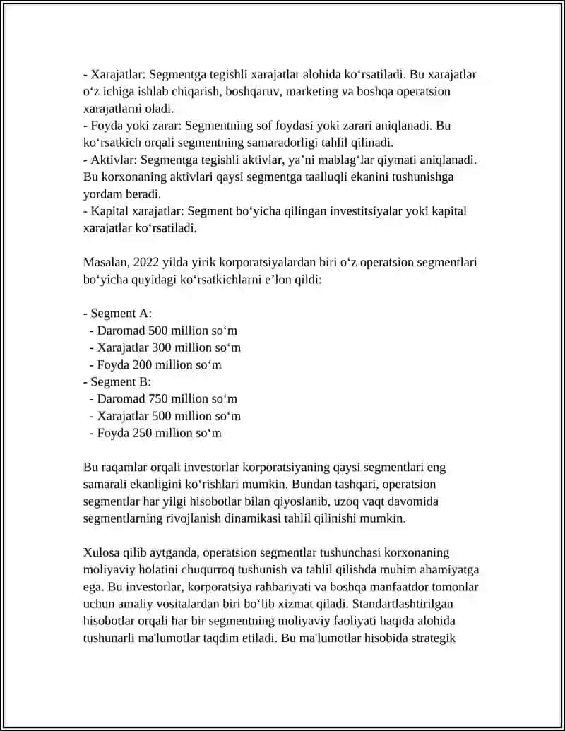 8SON MHXS OPERATSION SEGMENTAR STANTARTINING MAZMUNI AHAMIYATI VA ASOSIY QOIDALARI 4