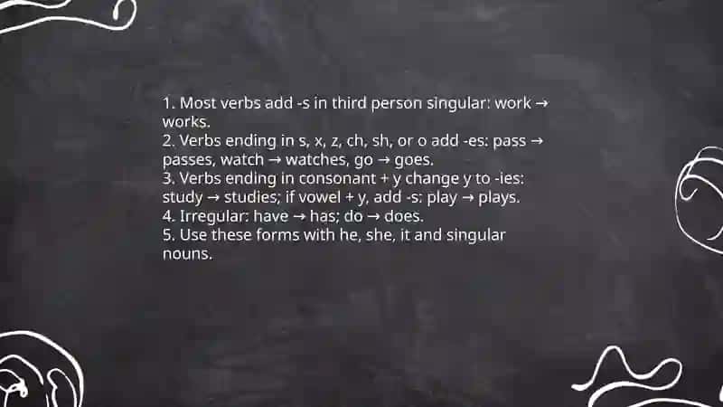 Present tenses 4