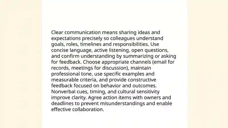 Active listening 4