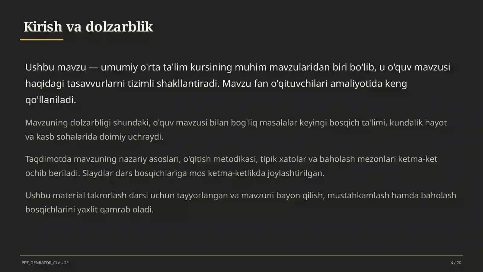 Dolzarb mavzular 4