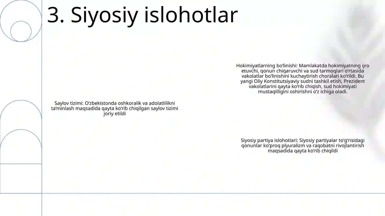 Yangi O'Zbekistonda Amalga Oshirilayotgan Islohotlar 4