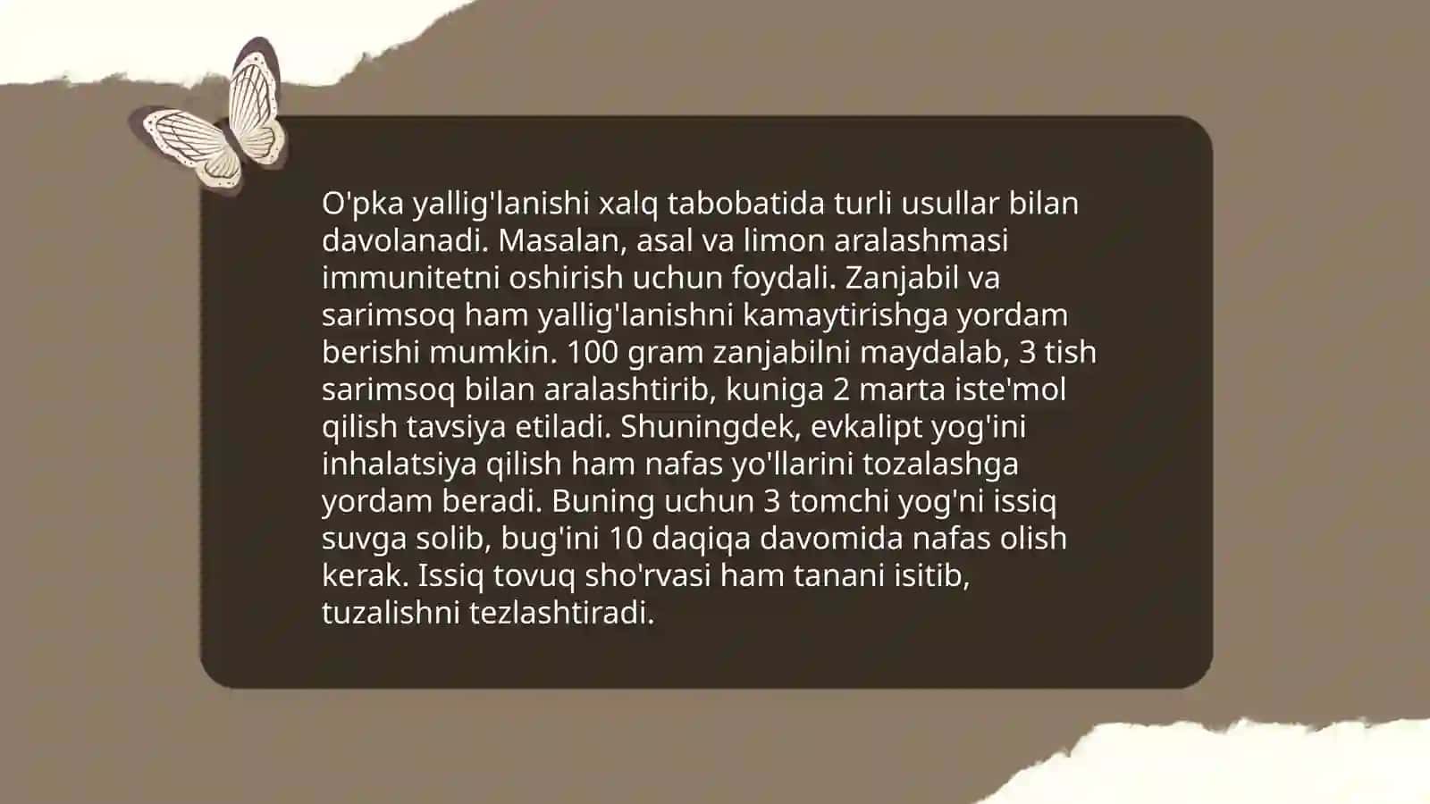 Bolalarda o'pka kasalliklarida xalq tabobatini o'rni 4
