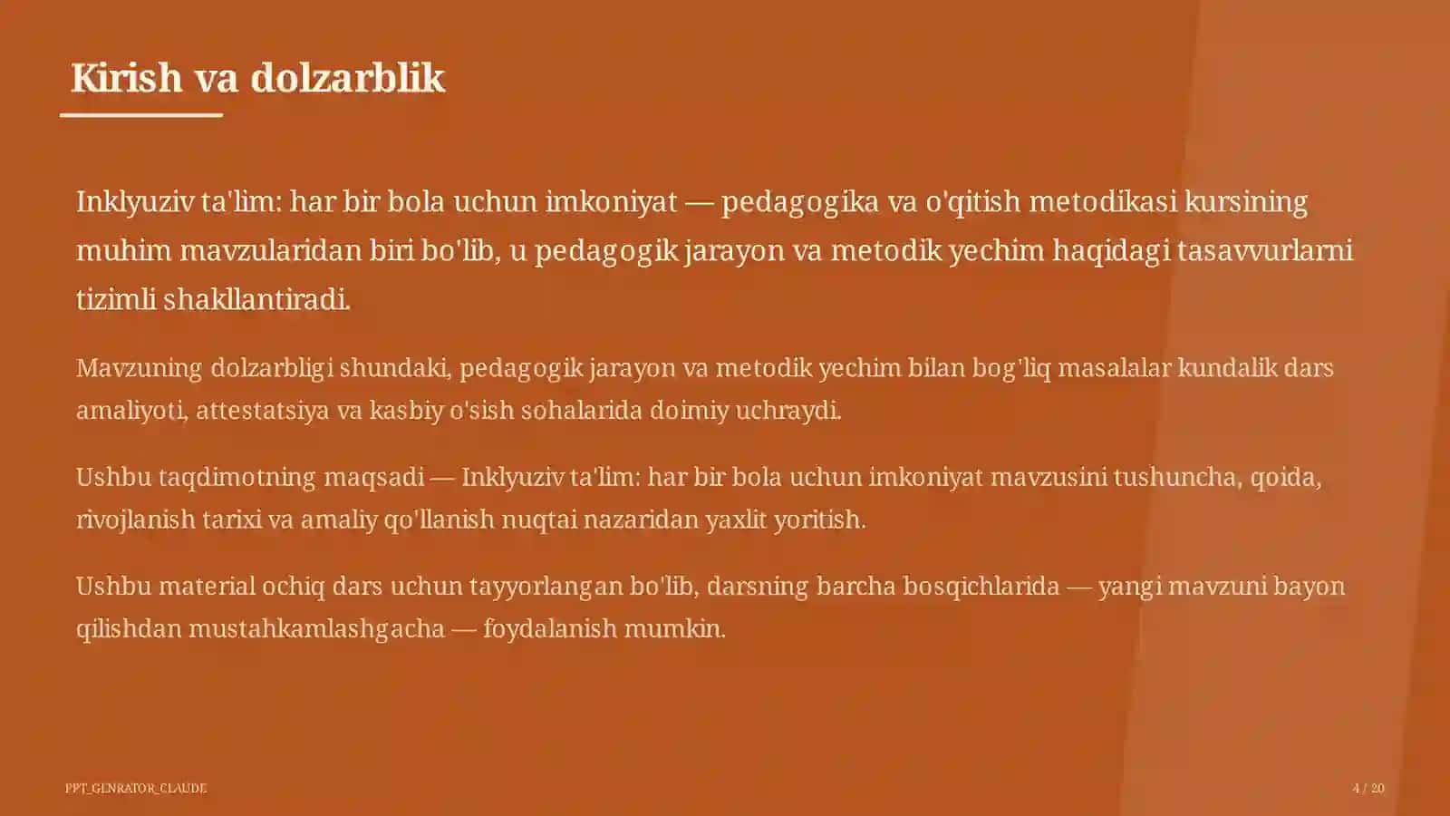 Inklyuziv ta'lim: har bir bola uchun imkoniyat 4