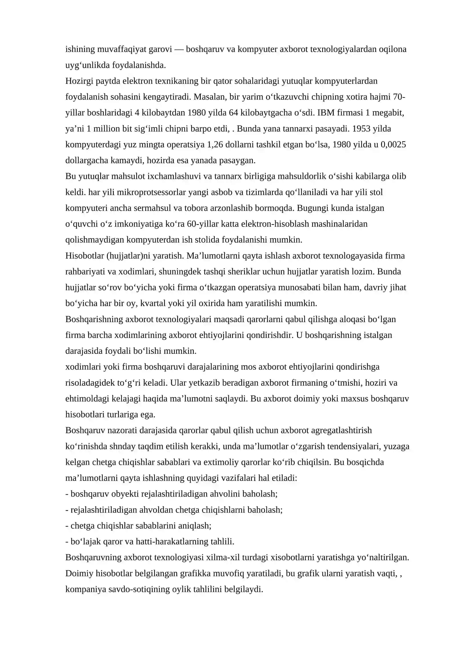 Iqtisodiy axborotlarni qayta ishlash jarayonida bulutliy texnologiyalardan foydalanish texnologiyalari 4