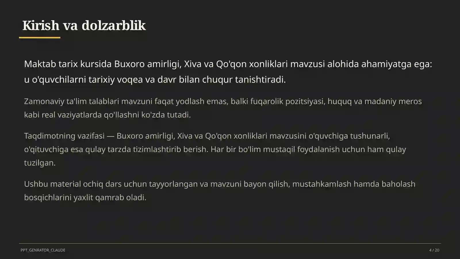 Buxoro amirligi, Xiva va Qo'qon xonliklari (8-sinf) 4
