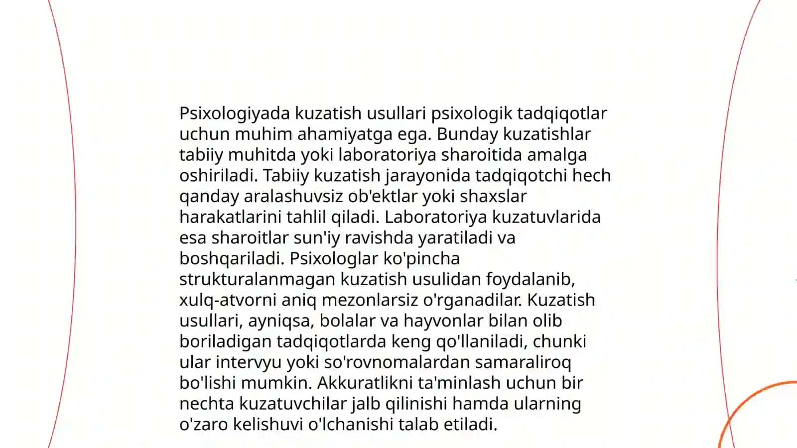 Psixologiyaning tadqiqot metodilari va tarmoqlari 4