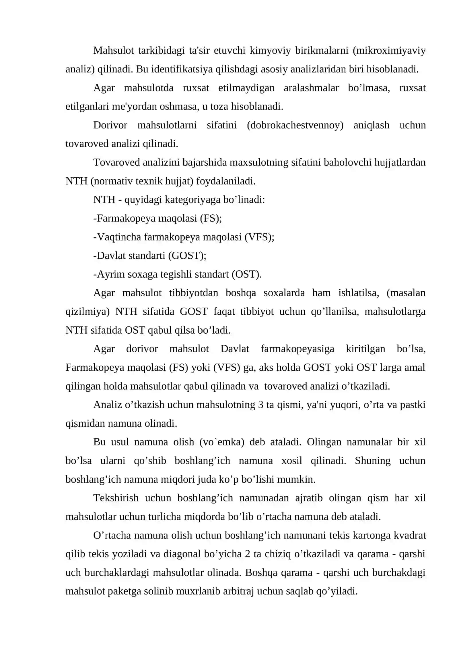 Dorivor o’simlik mahsulotlarining farmakognostik tahlil qilish usullari 4
