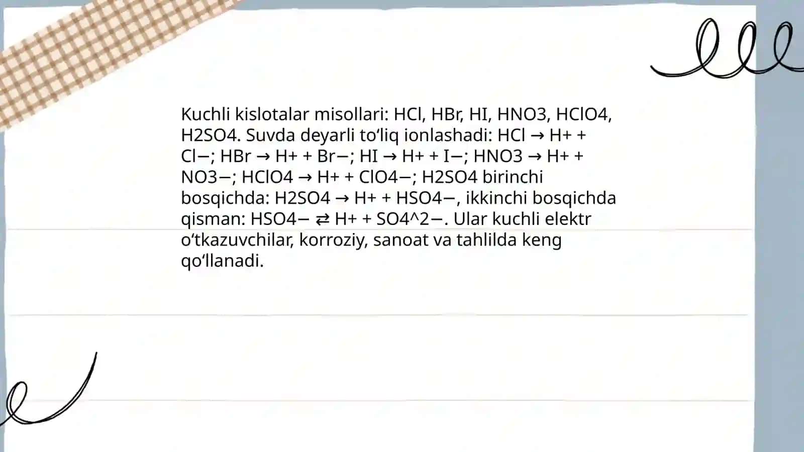 Kuchli elektrolitlar 4