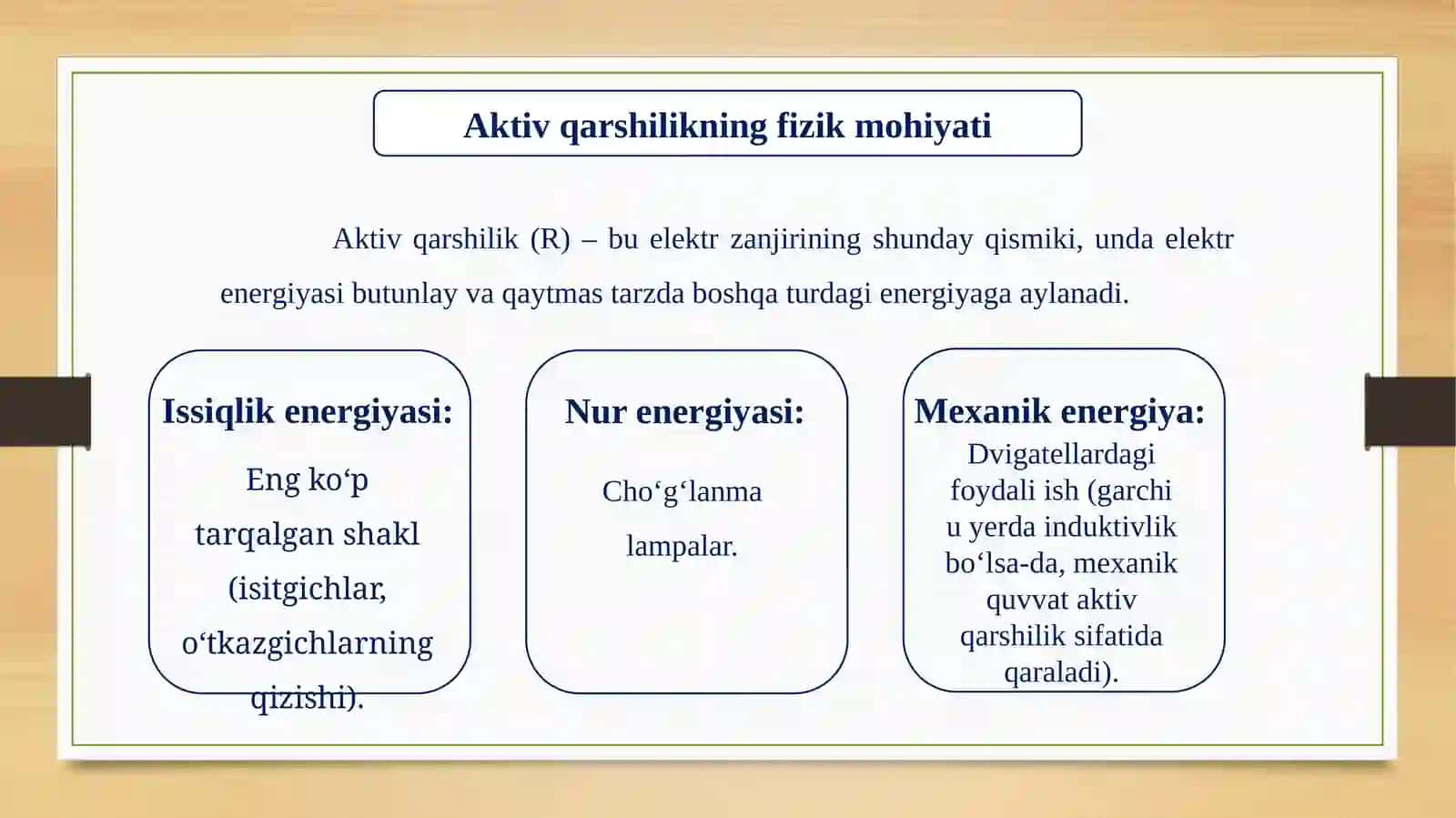 MAJBURIY TEBRANISHLAR. TEXNIKADA REZONANS 4