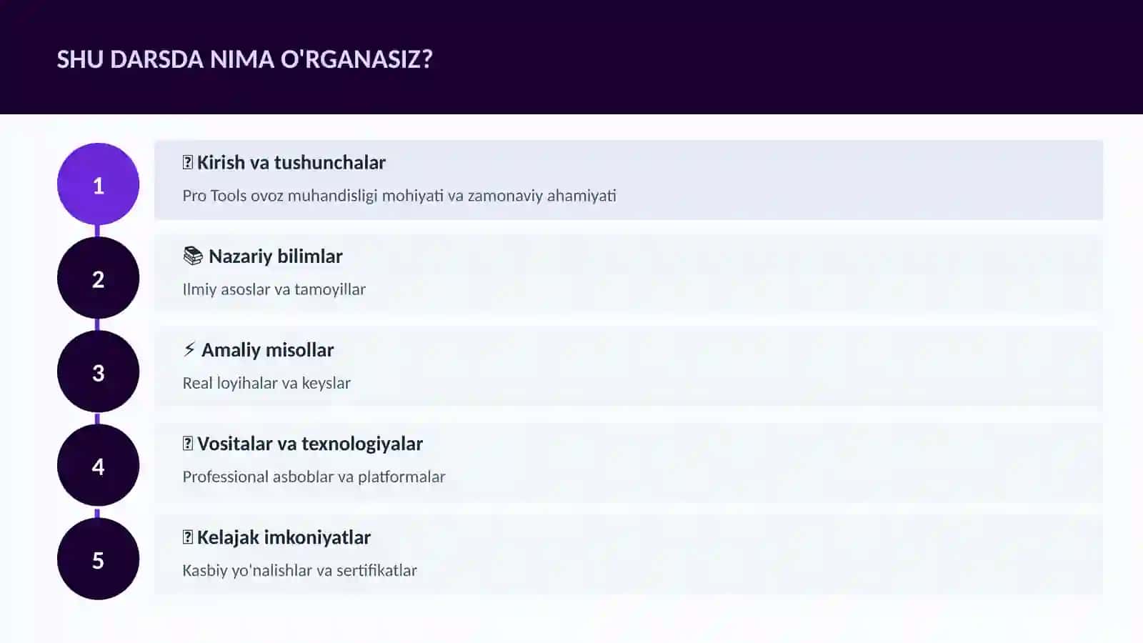 Pro Tools ovoz muhandisligi 4