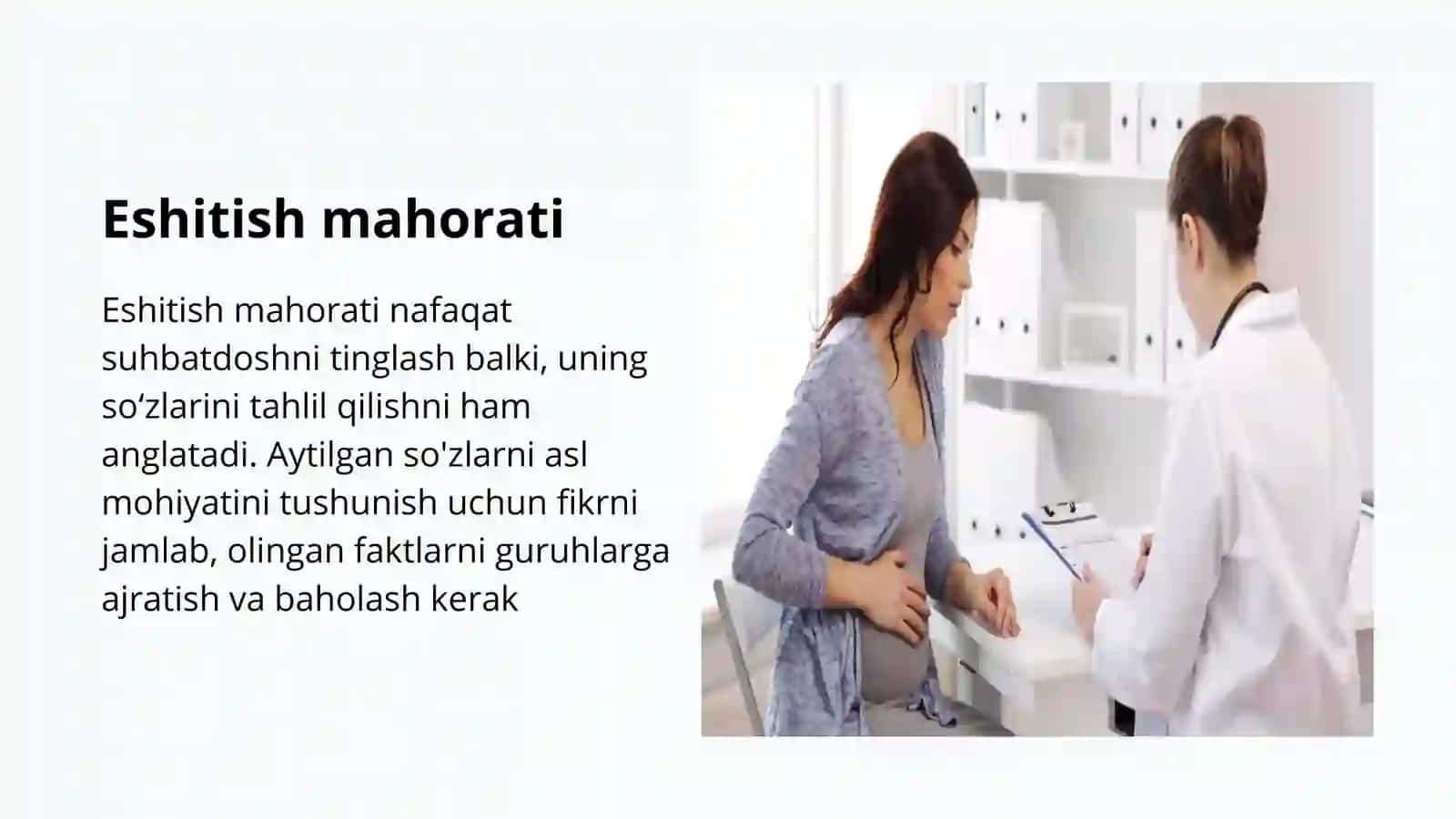 Bemorni mustaqil soʻrab surishtirish 4