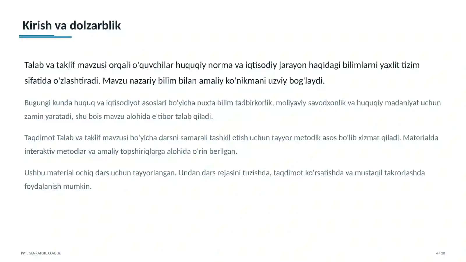 Huquq va iqtisodiyot asoslari (9–11) 4