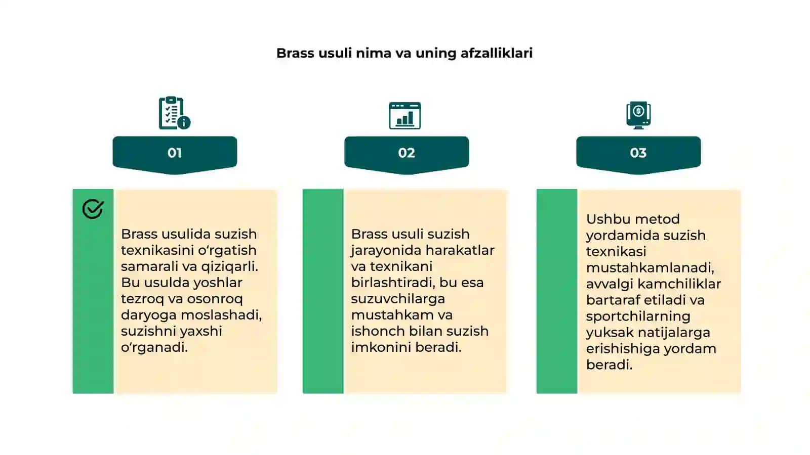 Brass usulida suzish texnikasini oʻrgatish 4