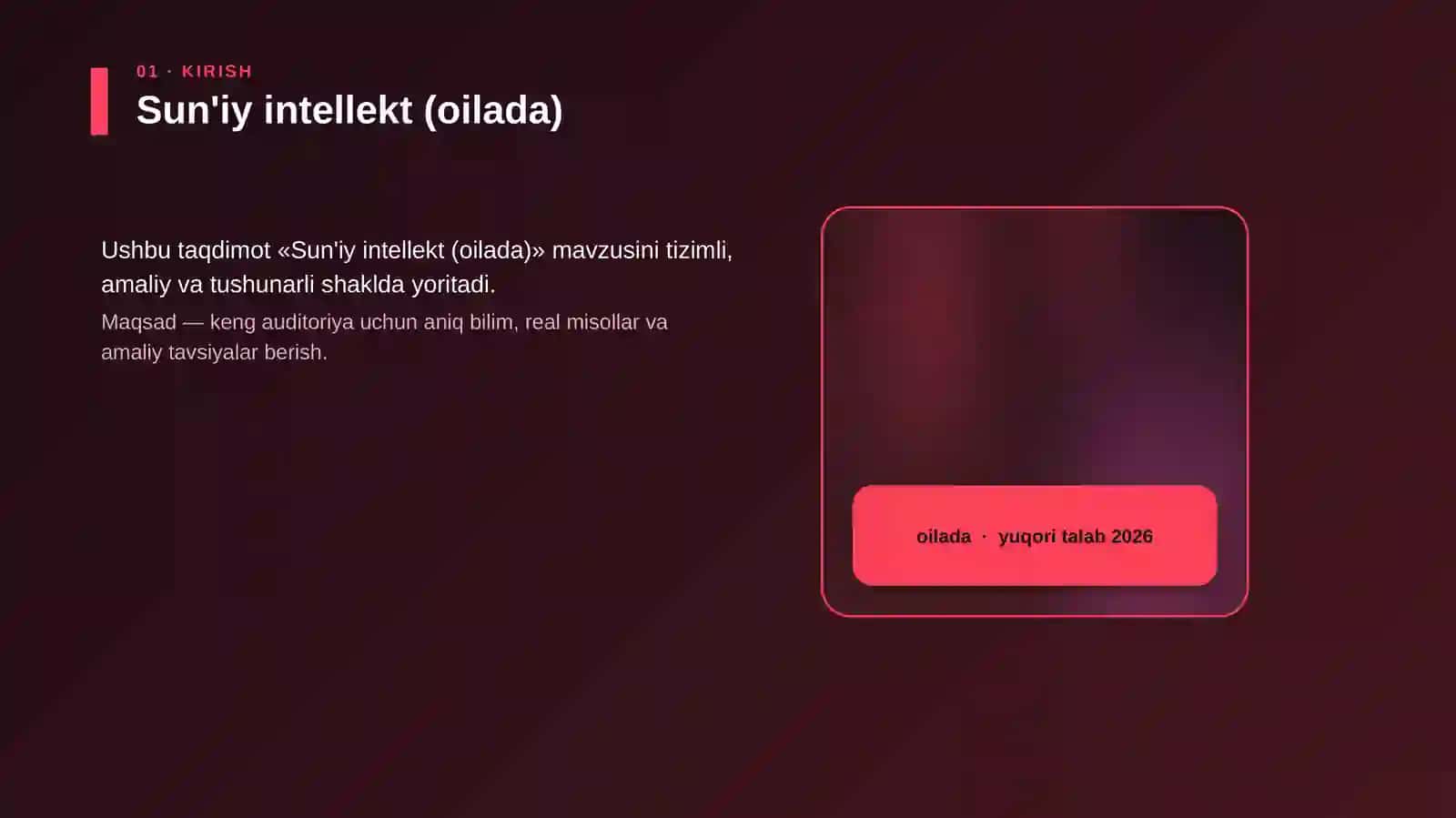 Sun'iy intellekt (oilada) 4