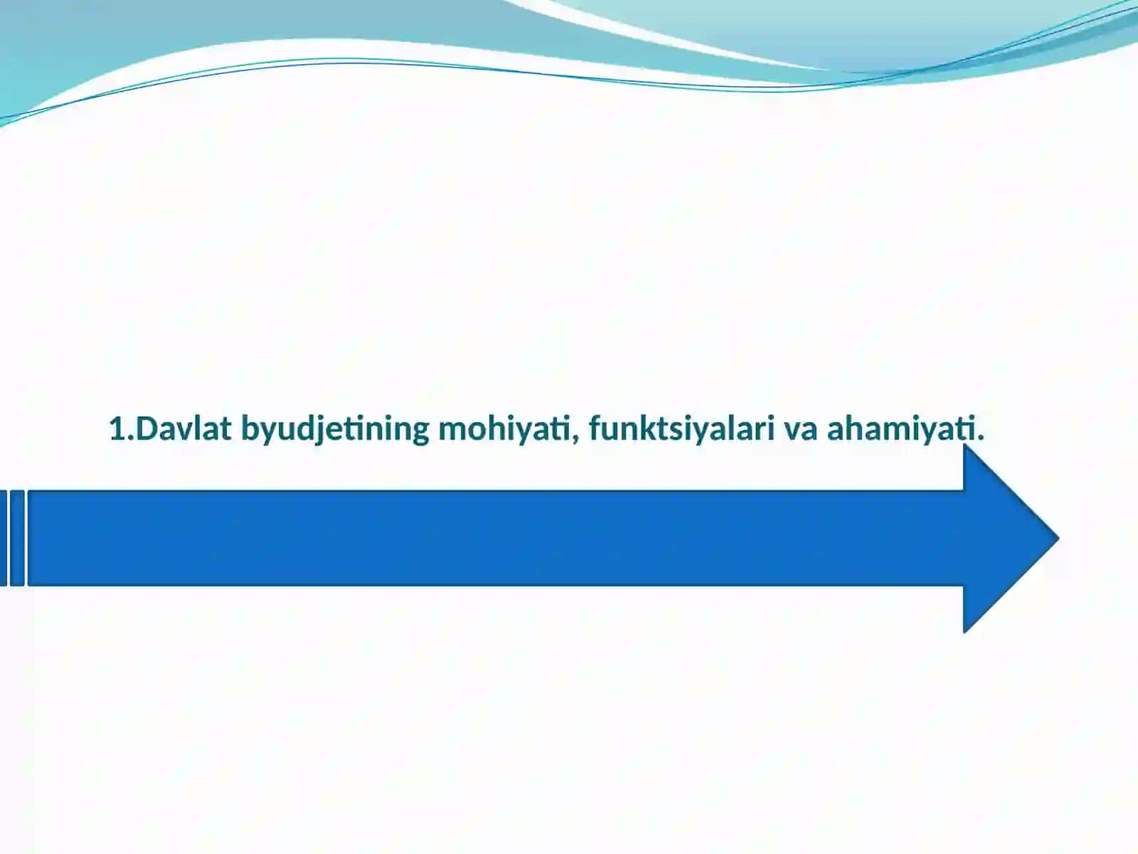 Davlat Budjeti. Budjet Taqchilligi va Davlat Qarzi 4