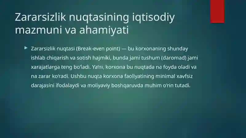 Boshqaruv hisobi fanidam 4