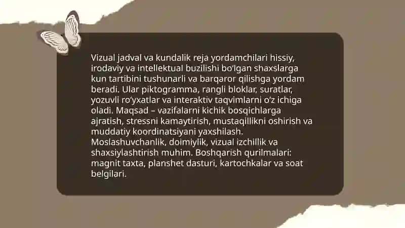Hissiy va irodaviy, intеllеktuаl buzilishi bo'lgan shaxslar uchun assistiv vositalar 4