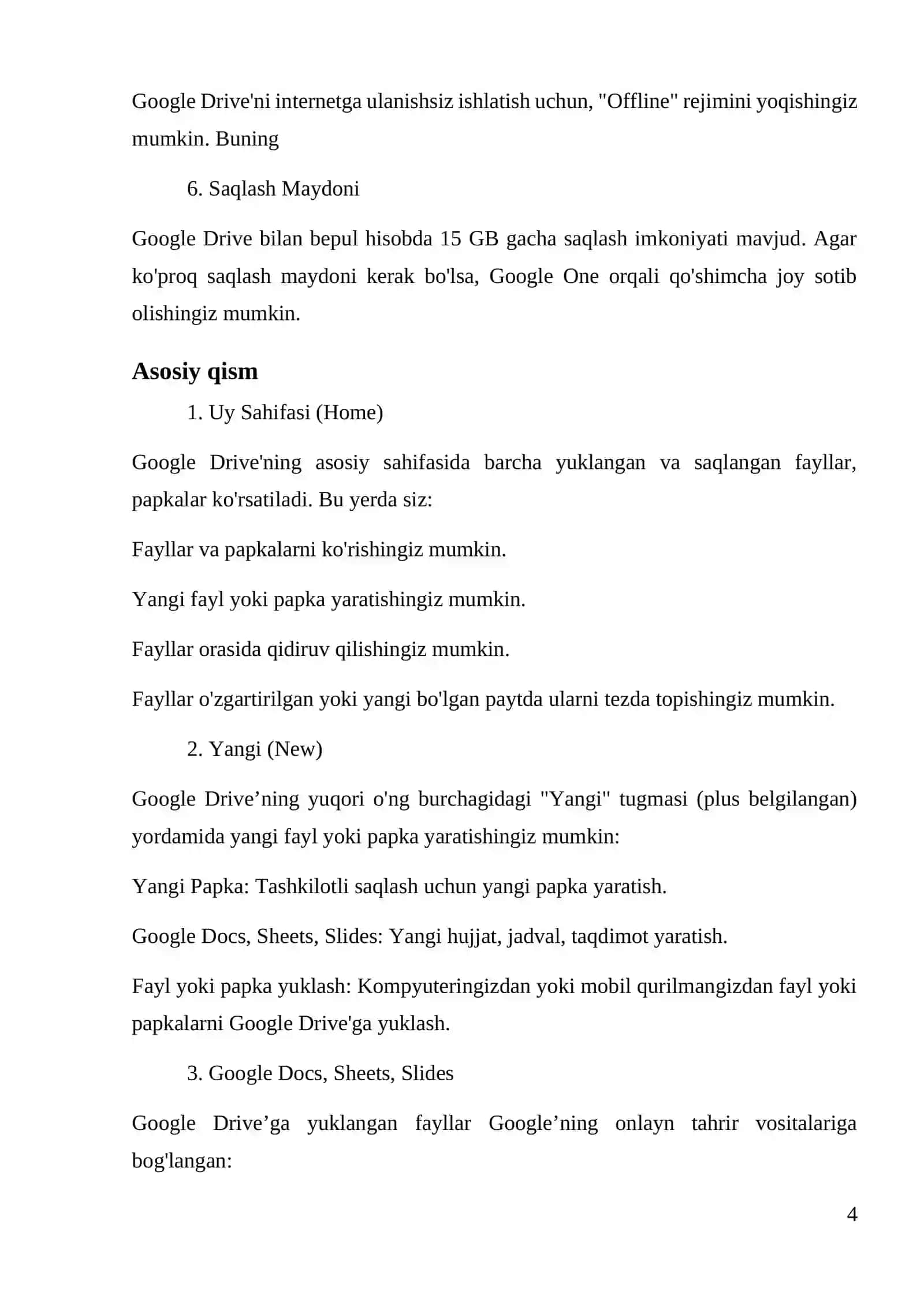 Google Disk blan ishlash 4