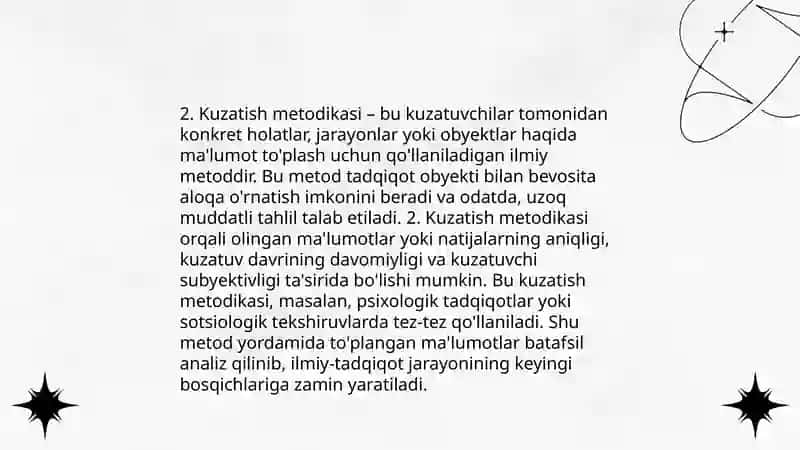 Hozirgi zamon psixologiyasining tadqiqot metodlari 4